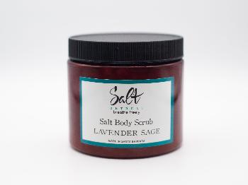 Salt Body Scrub – Lavender Sage